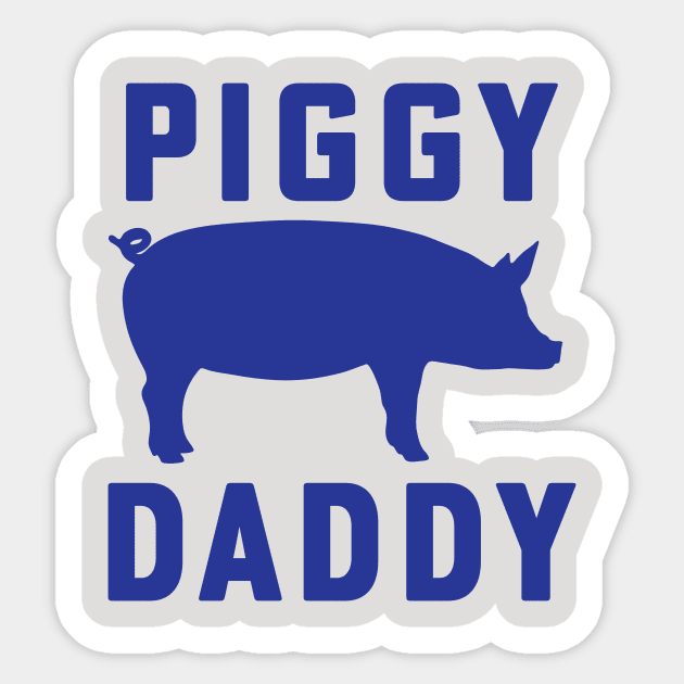 Pig Dad Piggy Daddy Pig Silhouette Pig Meme Sticker by PodDesignShop